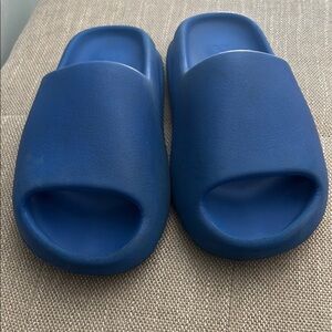 Blue Slide Yeezy Sandals
